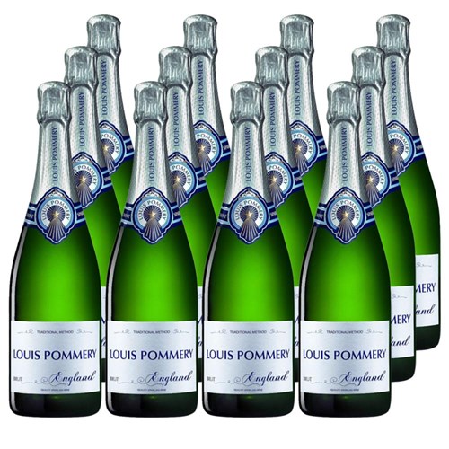 Louis Pommery Brut English Sparkling75cl Crate of 12